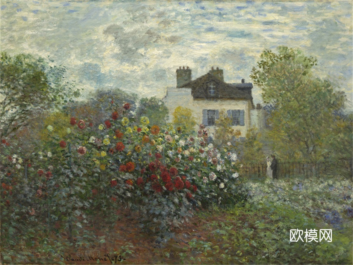 莫奈印象派绘画作品，世界经典名画394-克劳德
