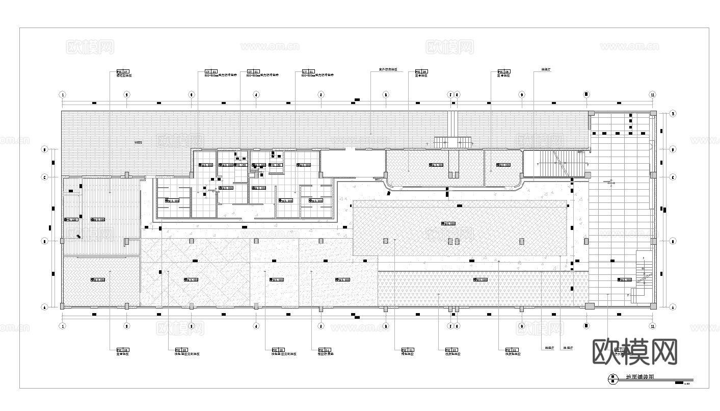 健身房 最新全套施工图合集cad施工图