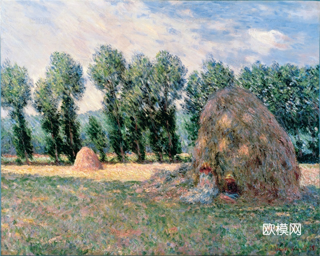 莫奈印象派绘画作品，世界经典名画115-克劳德下载
