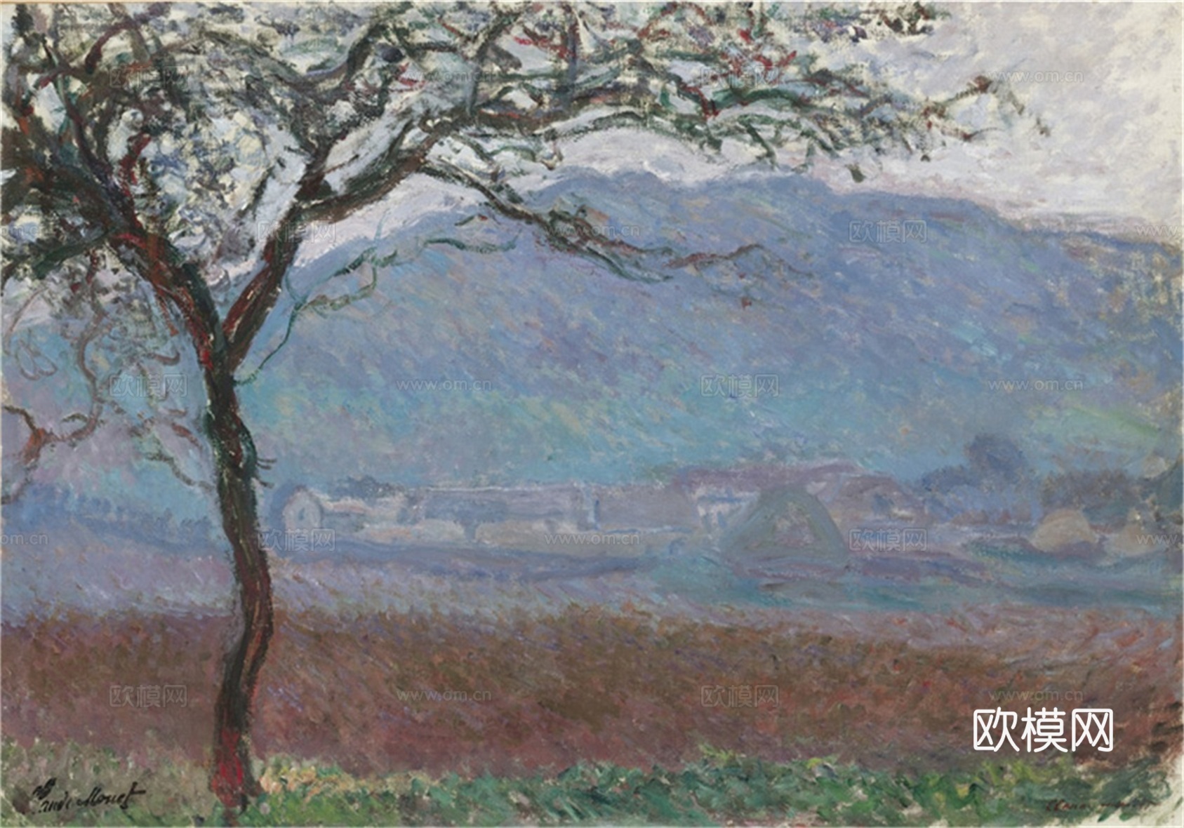 莫奈印象派绘画作品，世界经典名画205-克劳德下载