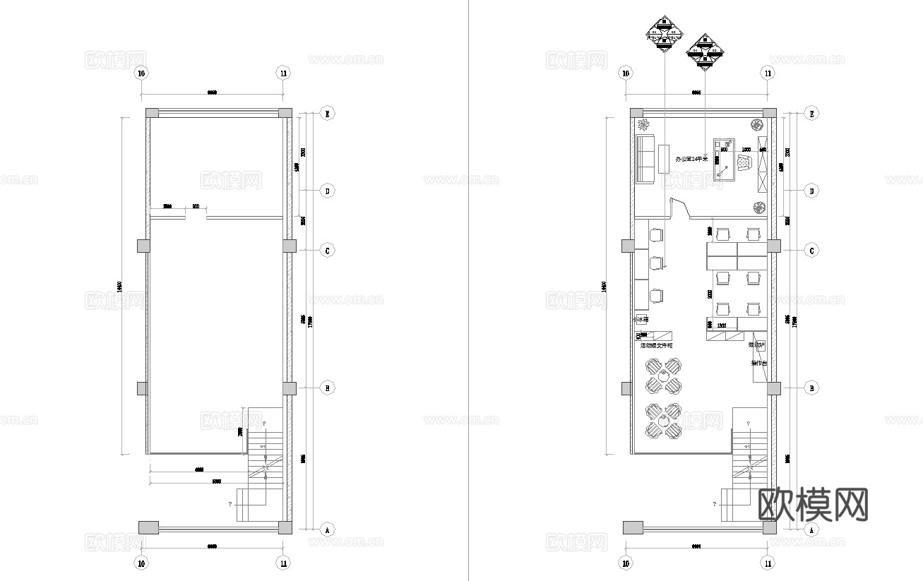 健身房 最新全套施工图合集cad施工图