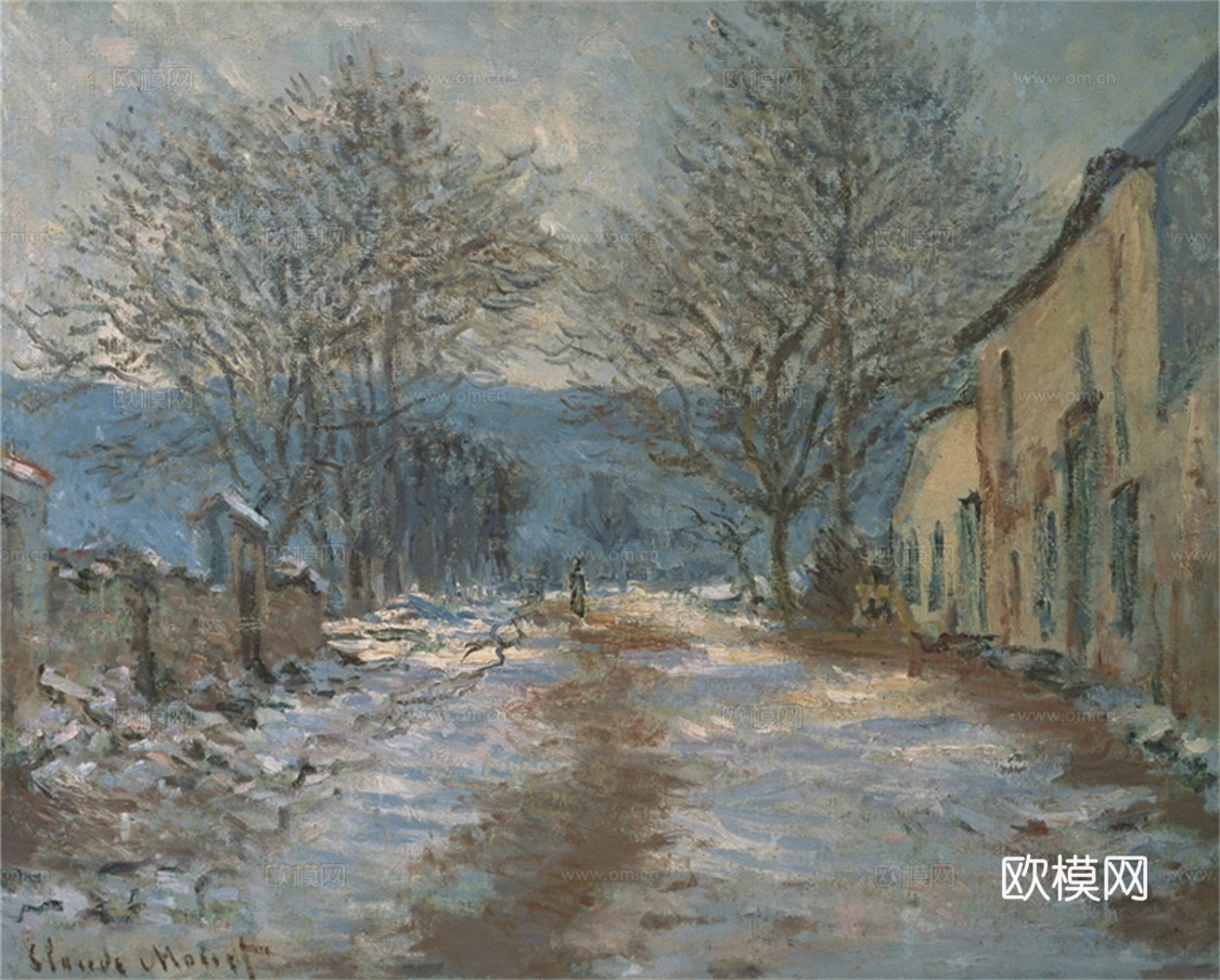 莫奈印象派绘画作品，世界经典名画504-克劳德下载