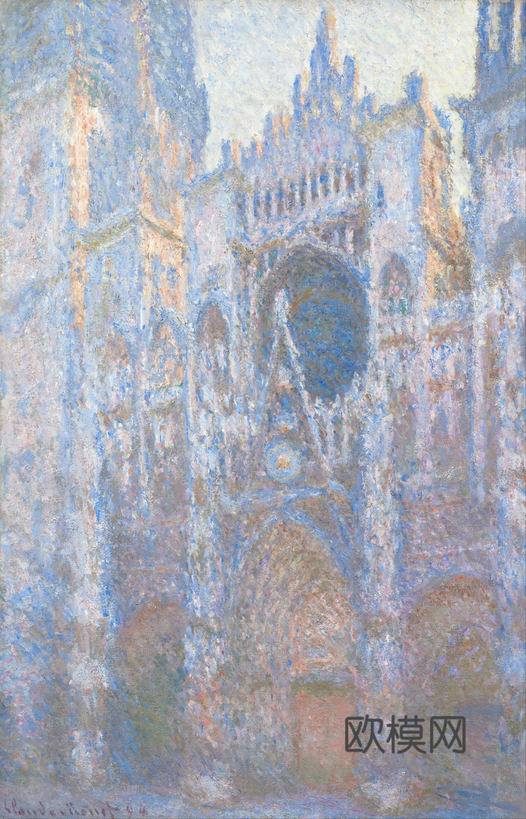 莫奈印象派绘画作品，世界经典名画33The Portal o