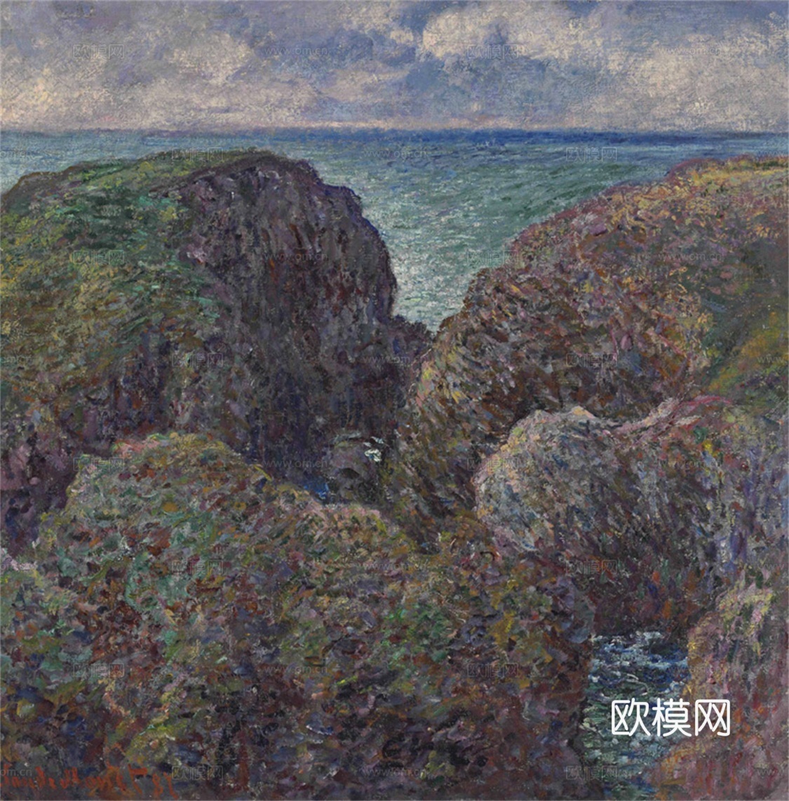 莫奈印象派绘画作品，世界经典名画230-克劳德下载