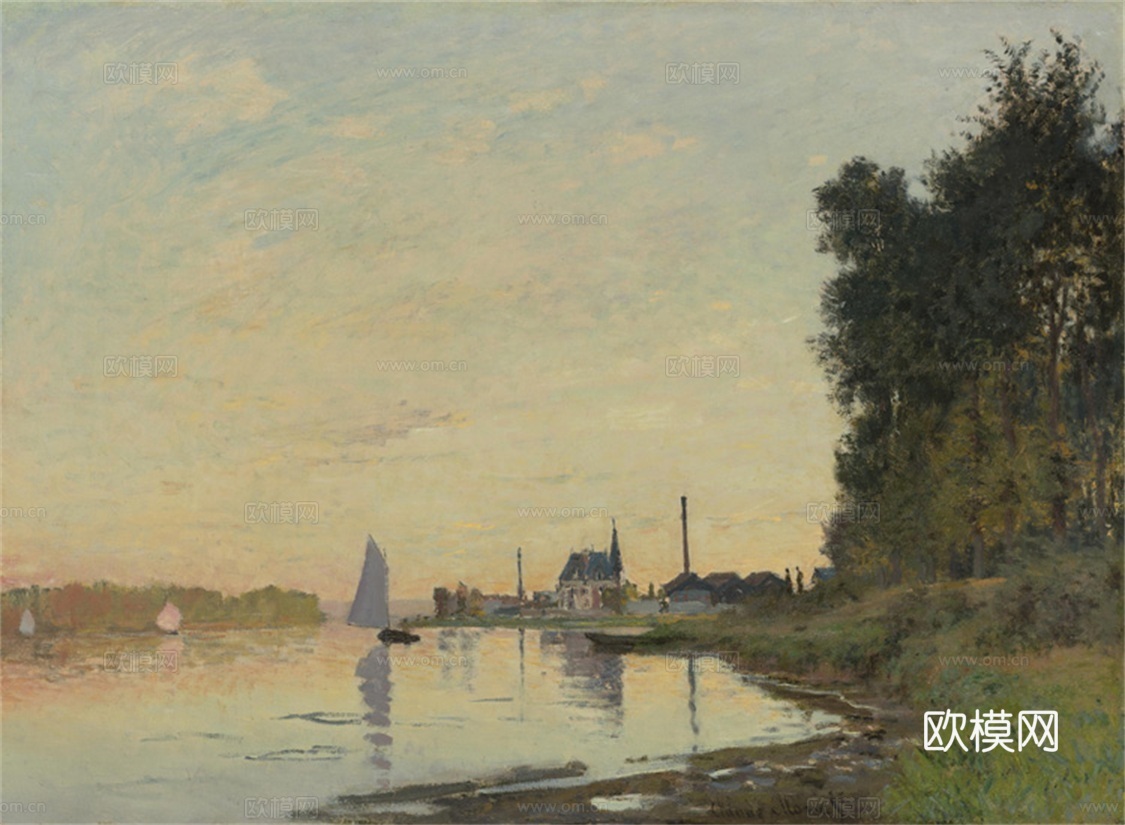 莫奈印象派绘画作品，世界经典名画97-克劳德下载