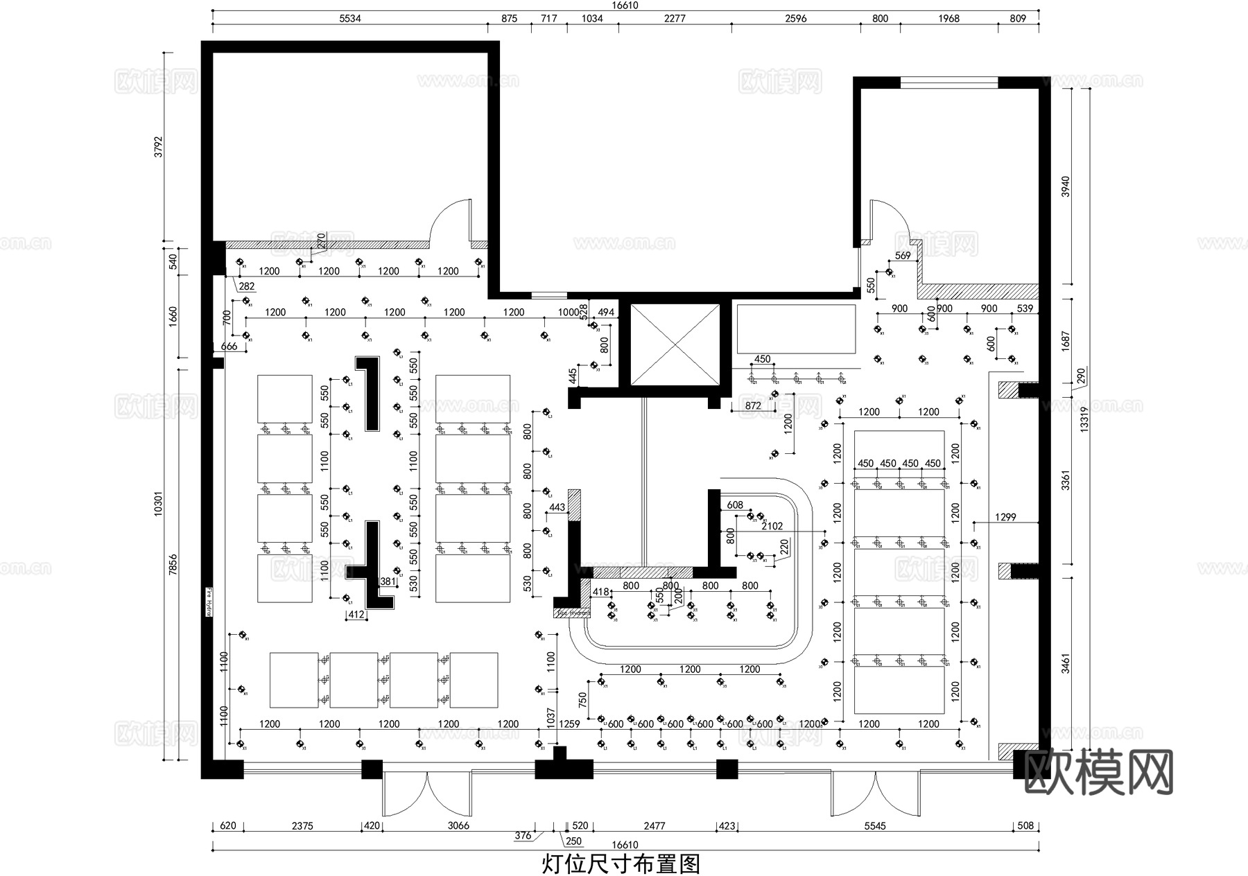 水果店果切专卖店室内工装CAD施工图cad施工图