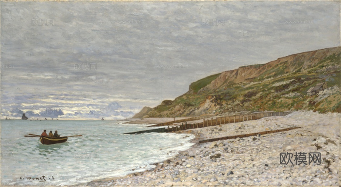 莫奈印象派绘画作品，世界经典名画43 La Pointe d