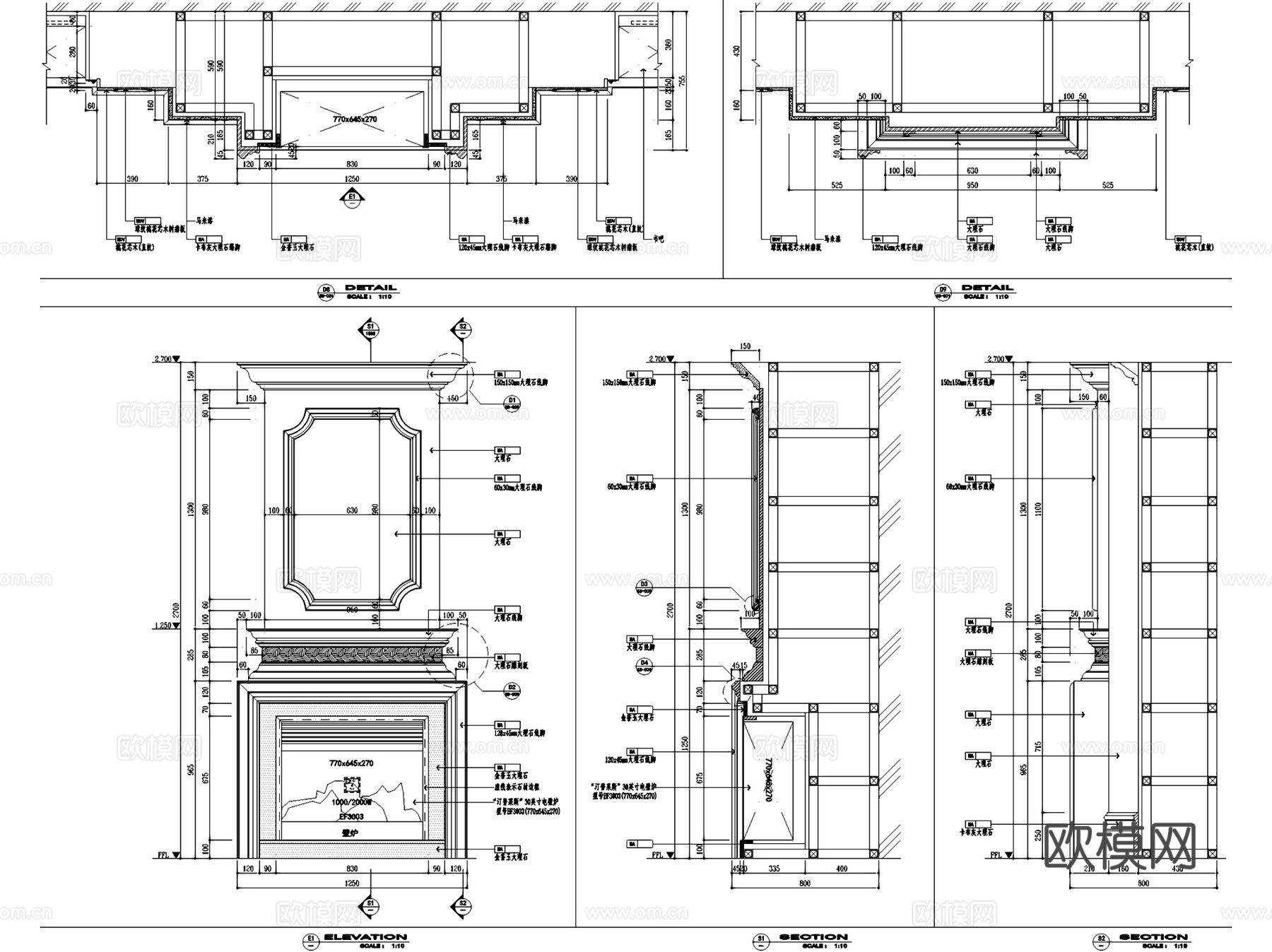 休闲会所书吧红酒吧室内工装CAD施工图cad施工图