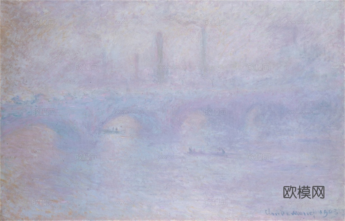 莫奈印象派绘画作品，世界经典名画95Claude Monet