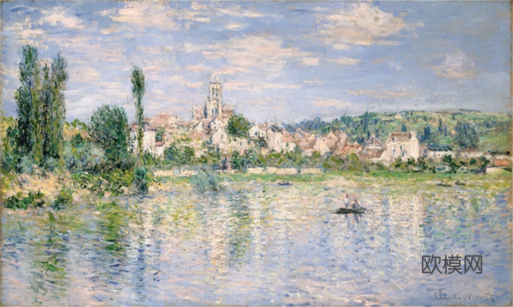 莫奈印象派绘画作品，世界经典名画279Клод Моне -