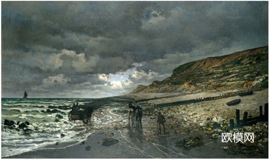 莫奈印象派绘画作品，世界经典名画143-克劳德下载