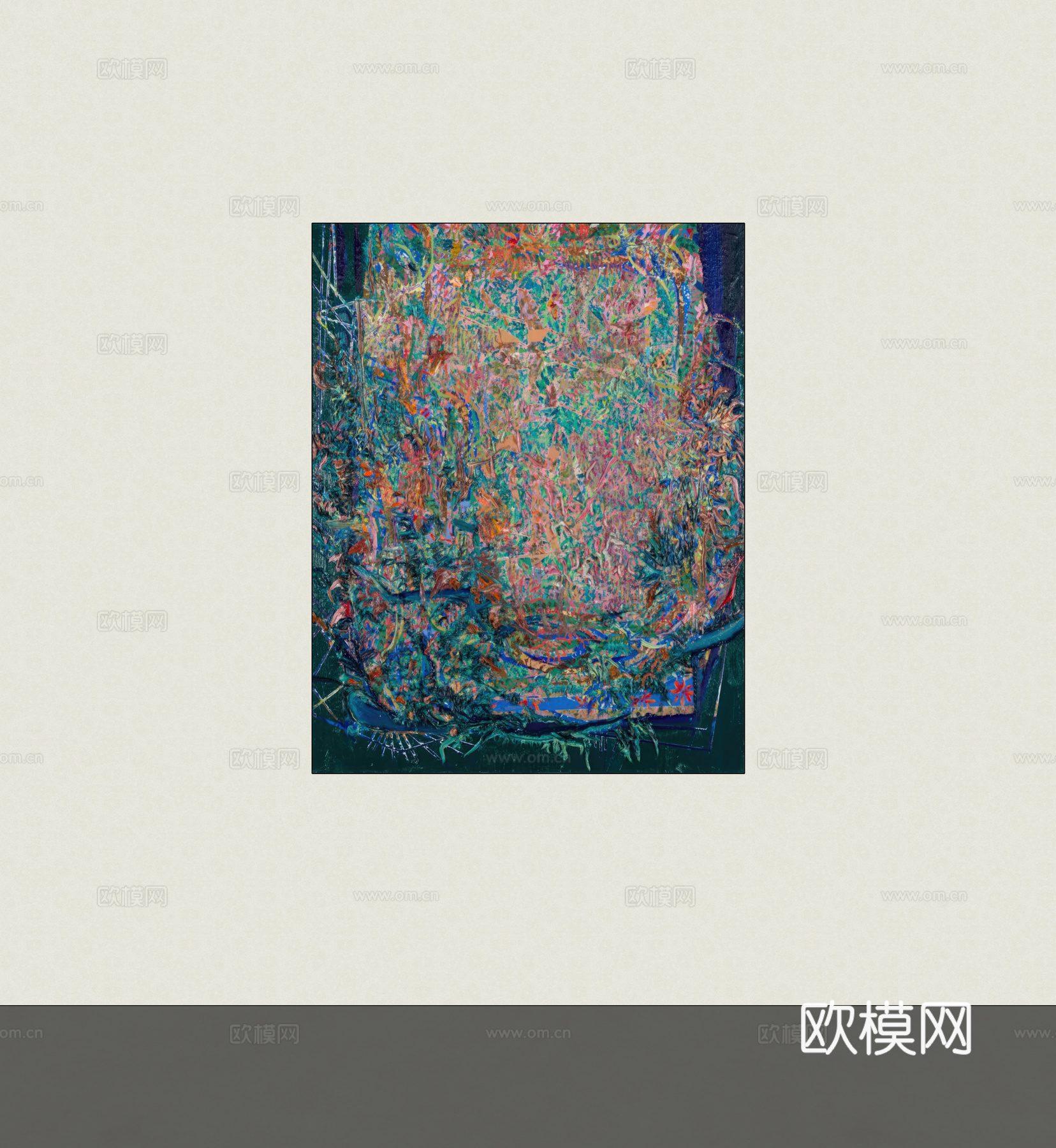 装饰画挂画su模型