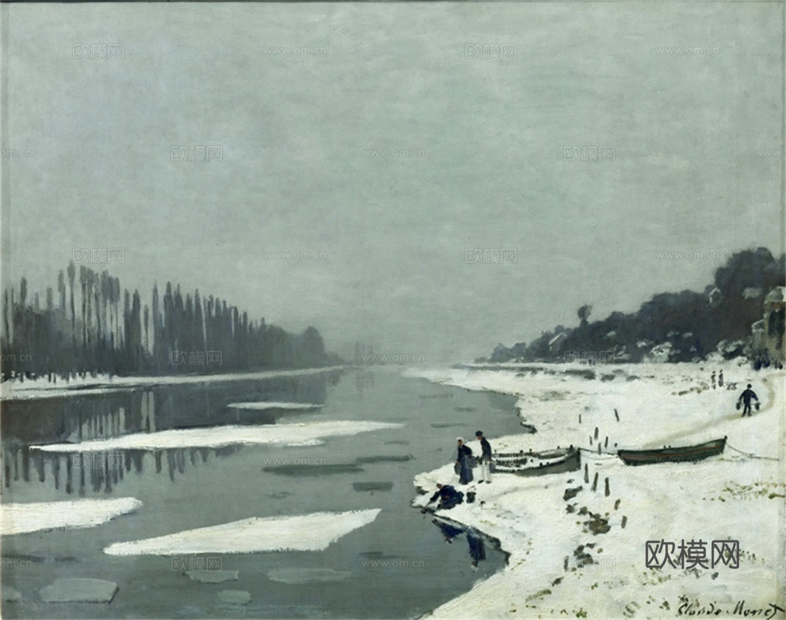 莫奈印象派绘画作品，世界经典名画63-克劳德下载