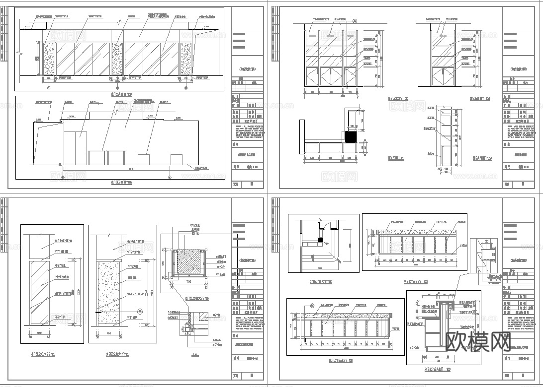 健身房 最新全套施工图合集cad施工图