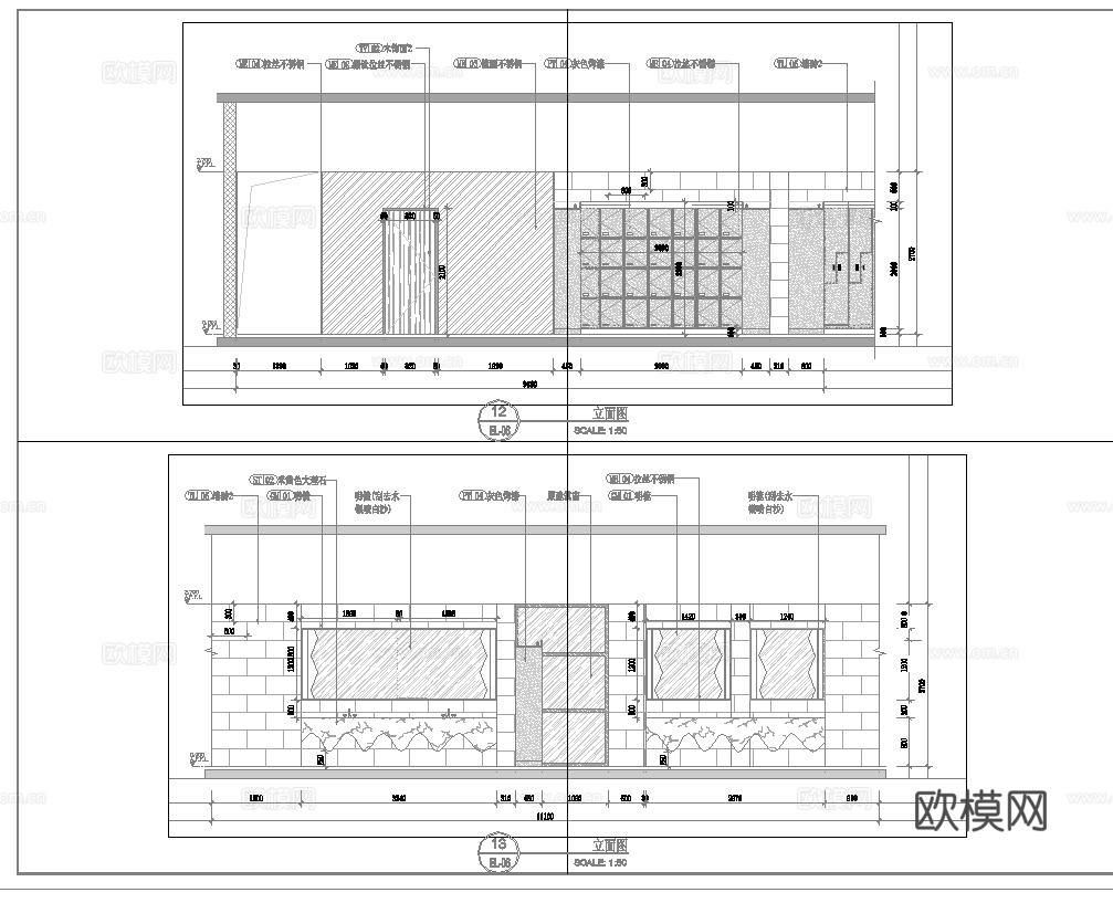 健身会所 最新全套施工图合集cad施工图