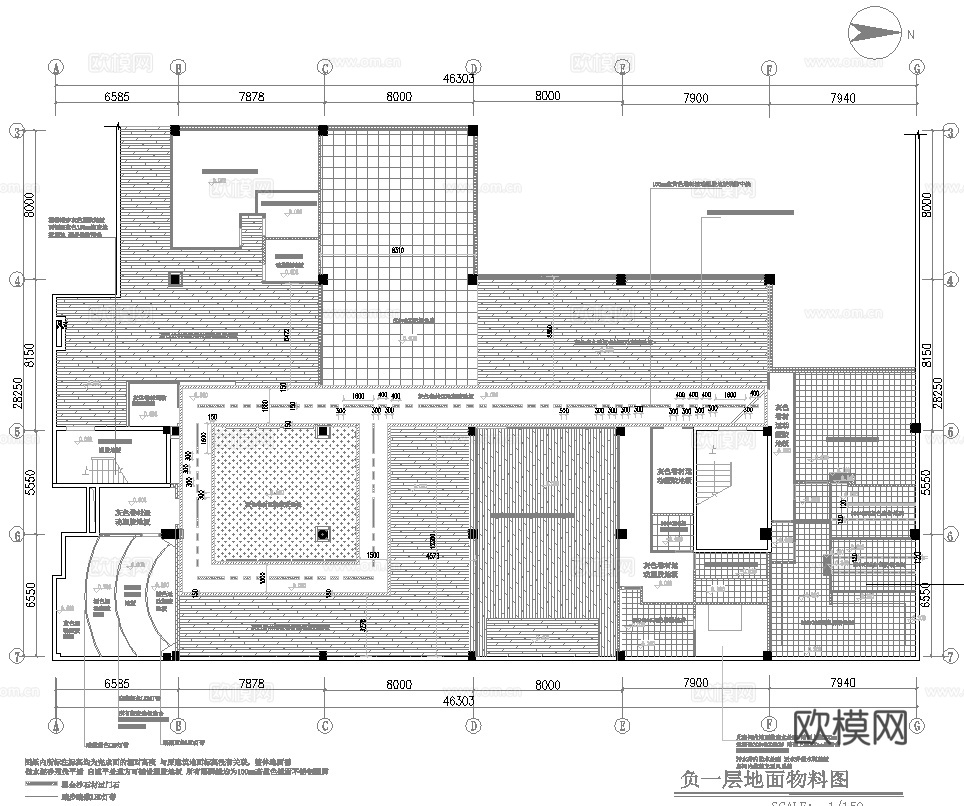 健身房 最新全套施工图合集cad施工图