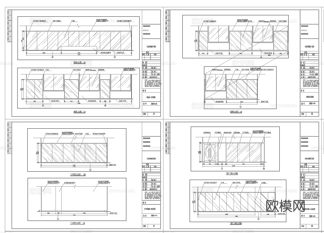 健身房 最新全套施工图合集cad施工图