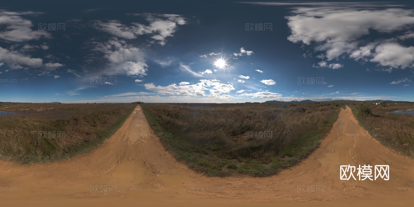 天空蓝天白云HDR