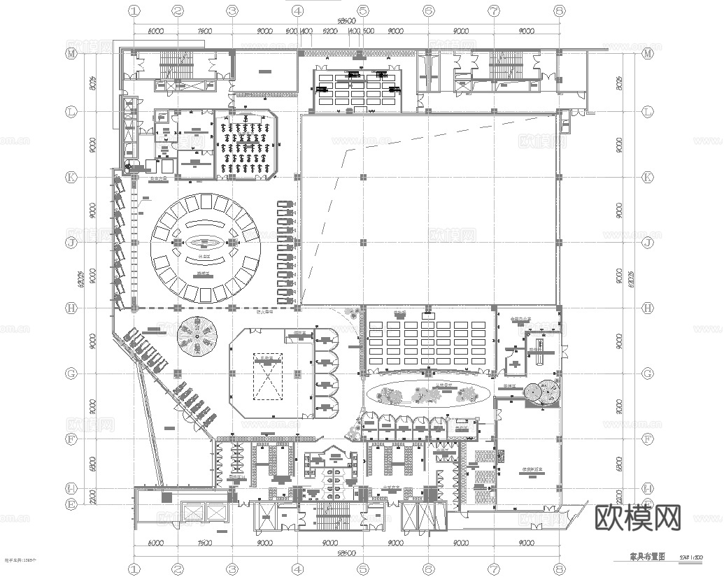 健身房 最新全套施工图合集cad施工图