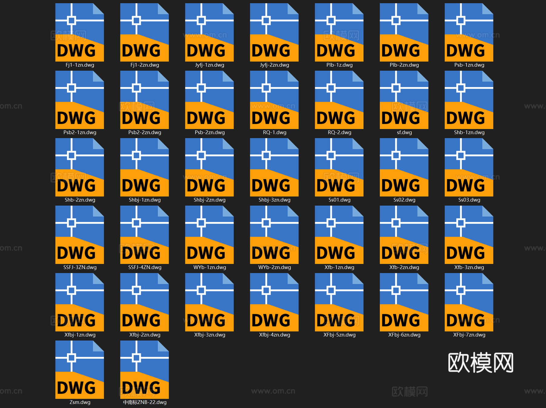 常用电气控制通用原理图CAD施工图集37套cad施工图