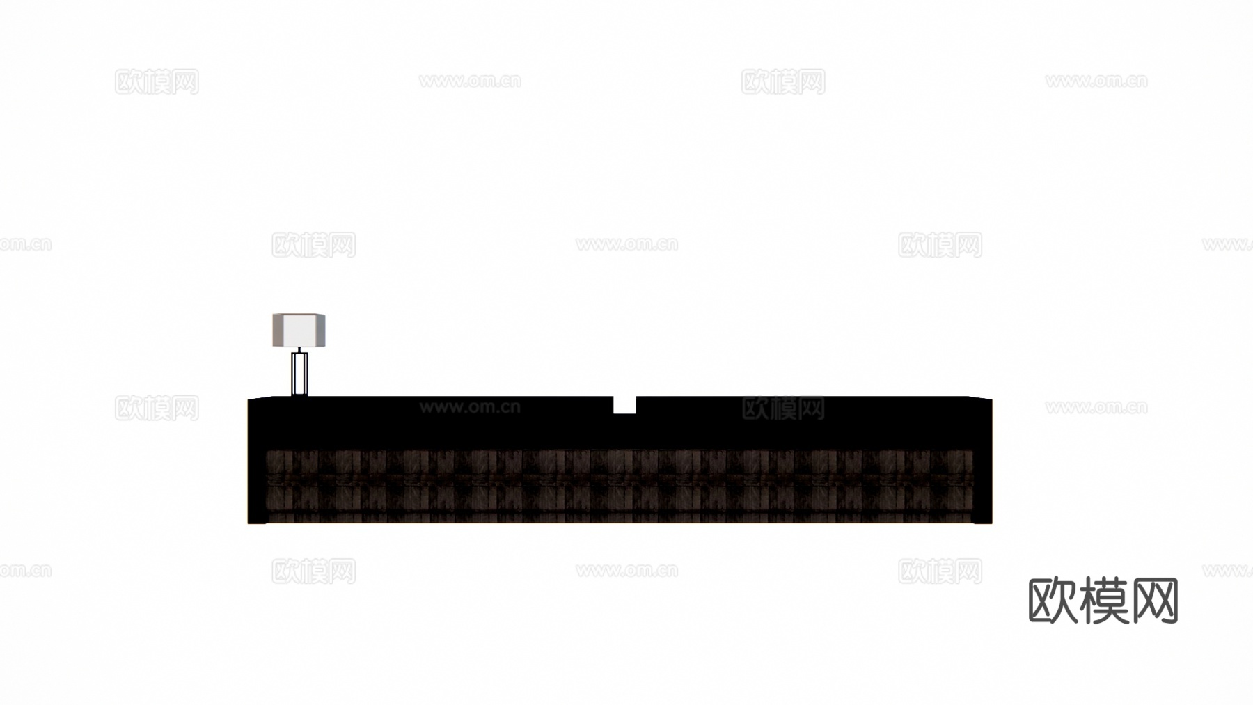 办公 办公空间 前台接待su模型