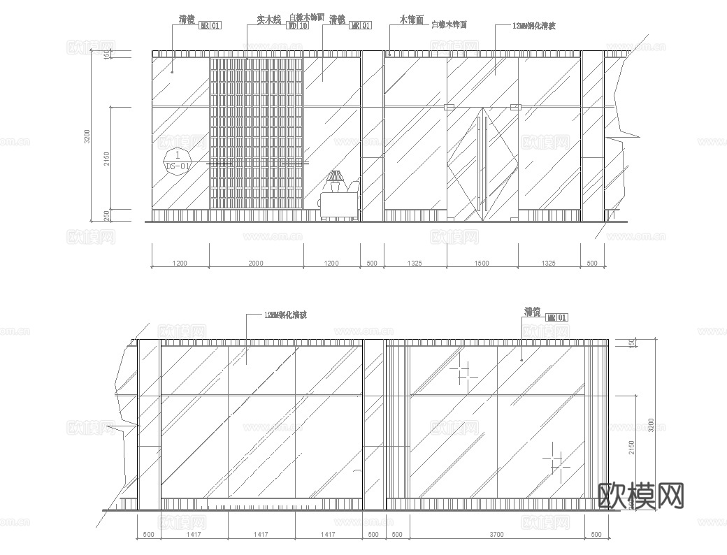健身房 最新全套施工图合集cad施工图