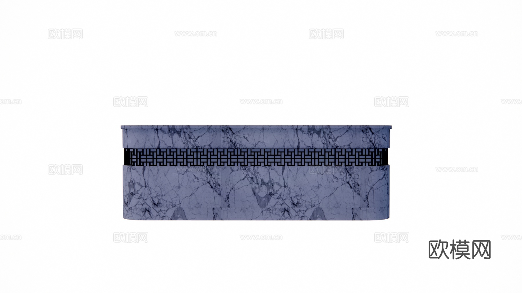 前台 接待 展厅 办公空间 电脑 酒店前台su模型