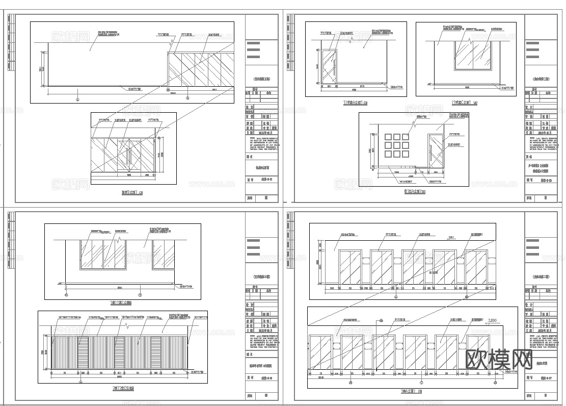 健身房 最新全套施工图合集cad施工图