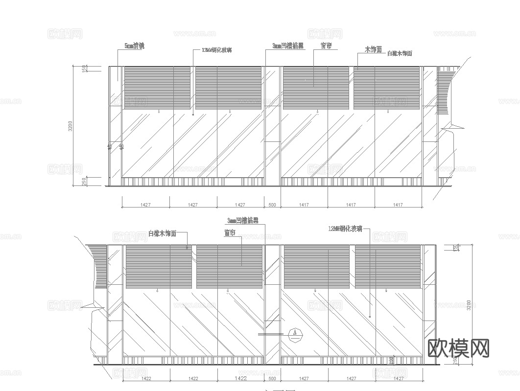 健身房 最新全套施工图合集cad施工图