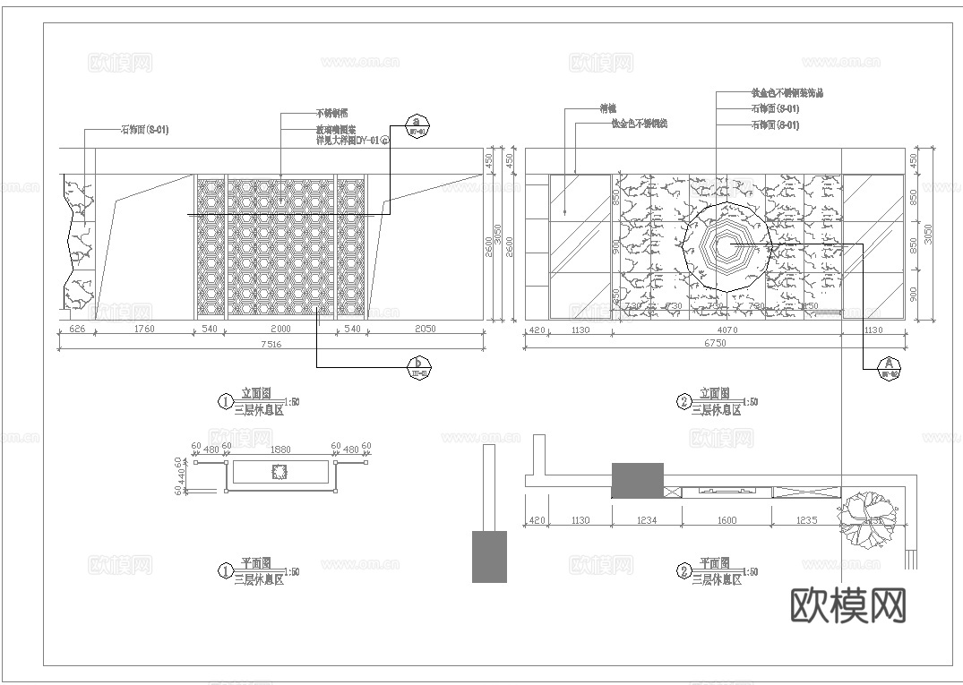健身房 最新全套施工图合集cad施工图