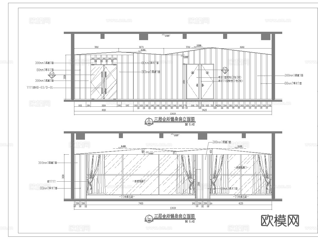 最新健身房全套施工图合集cad施工图