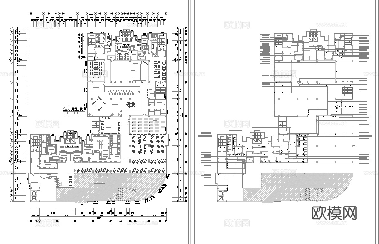 健身会所 最新全套施工图合集cad施工图