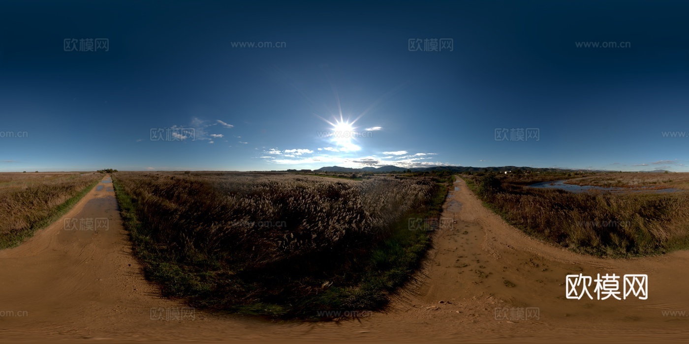 天空蓝天白云HDR