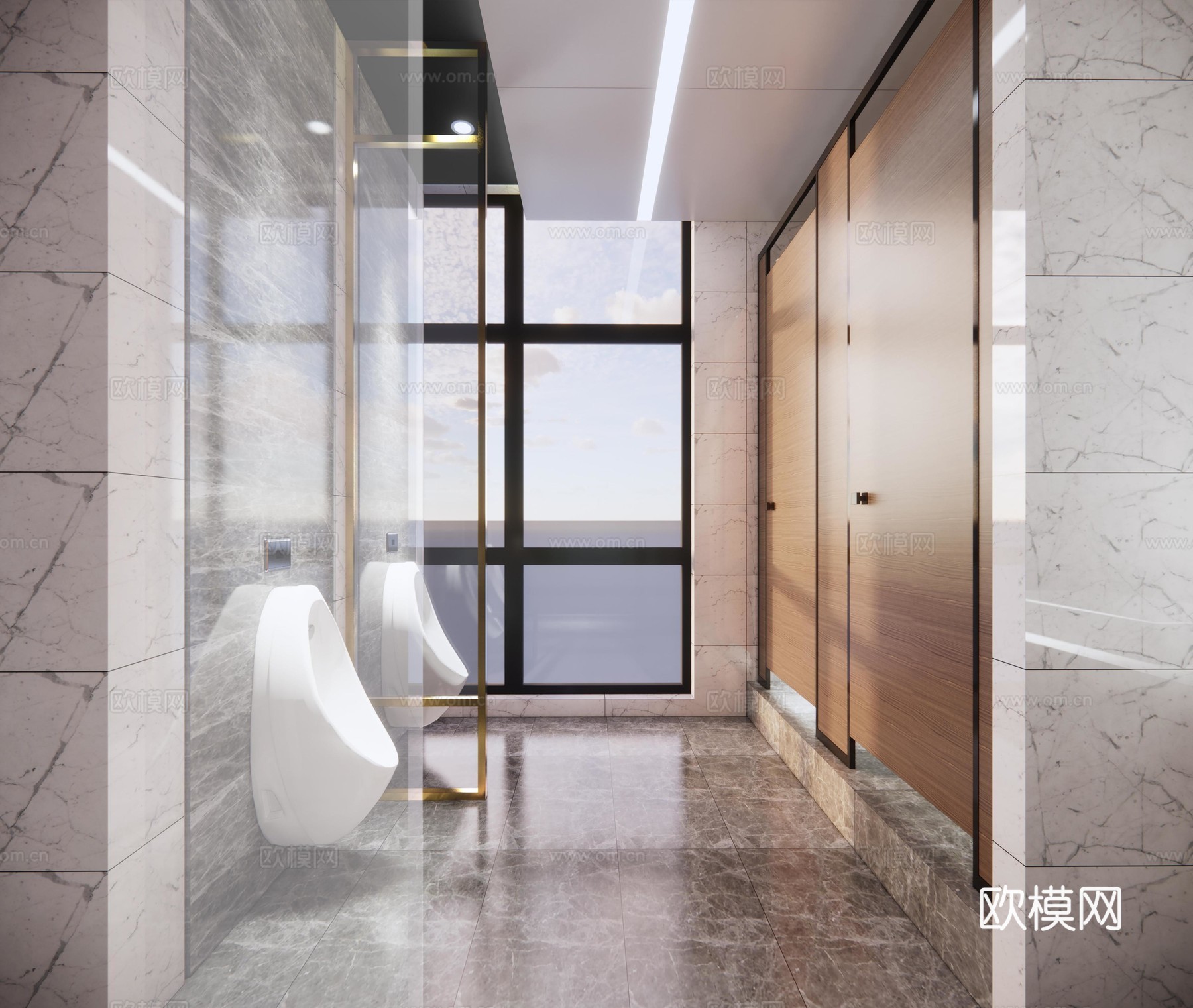 健身房 最新全套施工图 效果图合集cad施工图