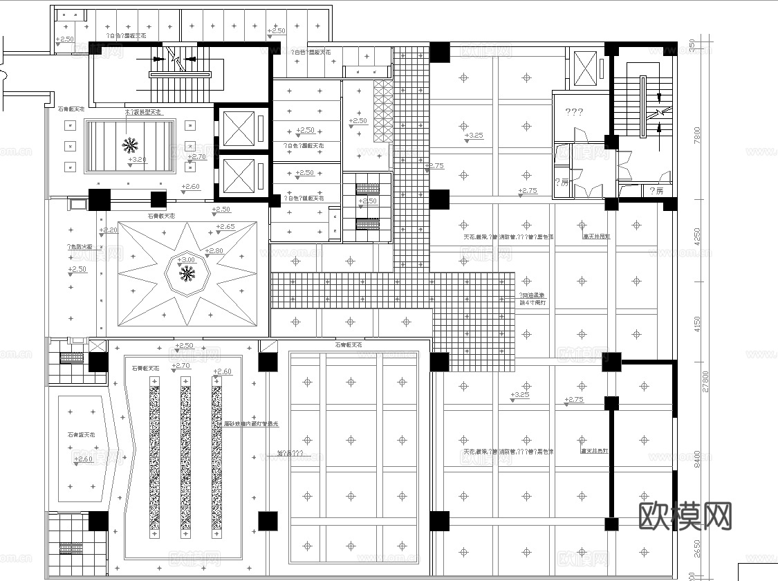健身房 最新全套施工图合集cad施工图