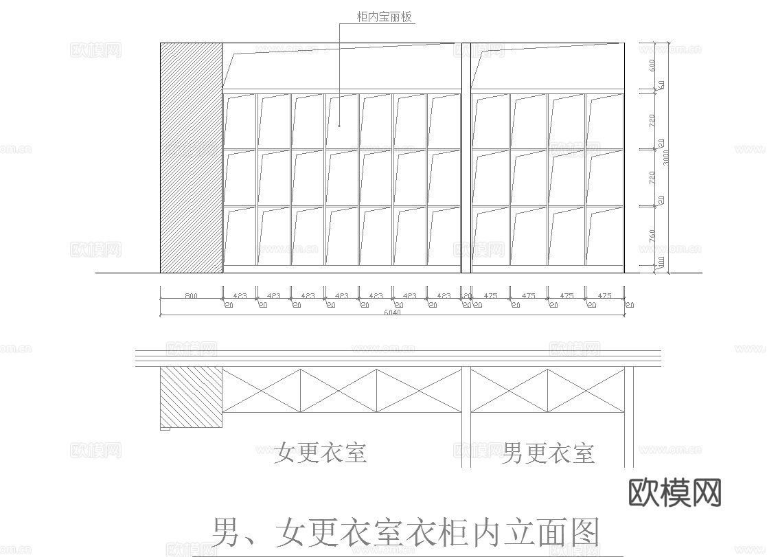 保龄球馆 最新全套施工图合集cad施工图