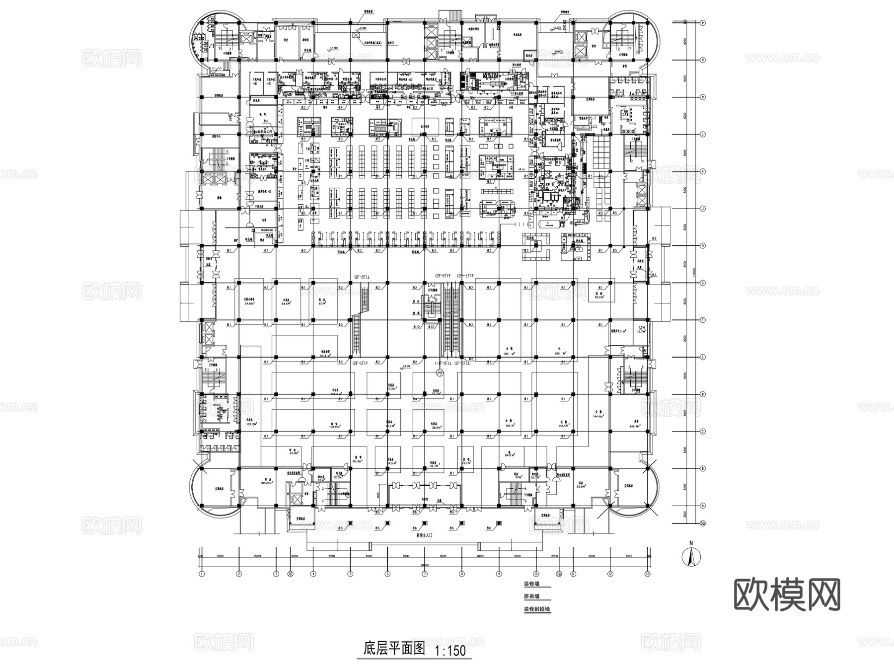 藏族风格建筑CAD施工图详图集 17套cad施工图
