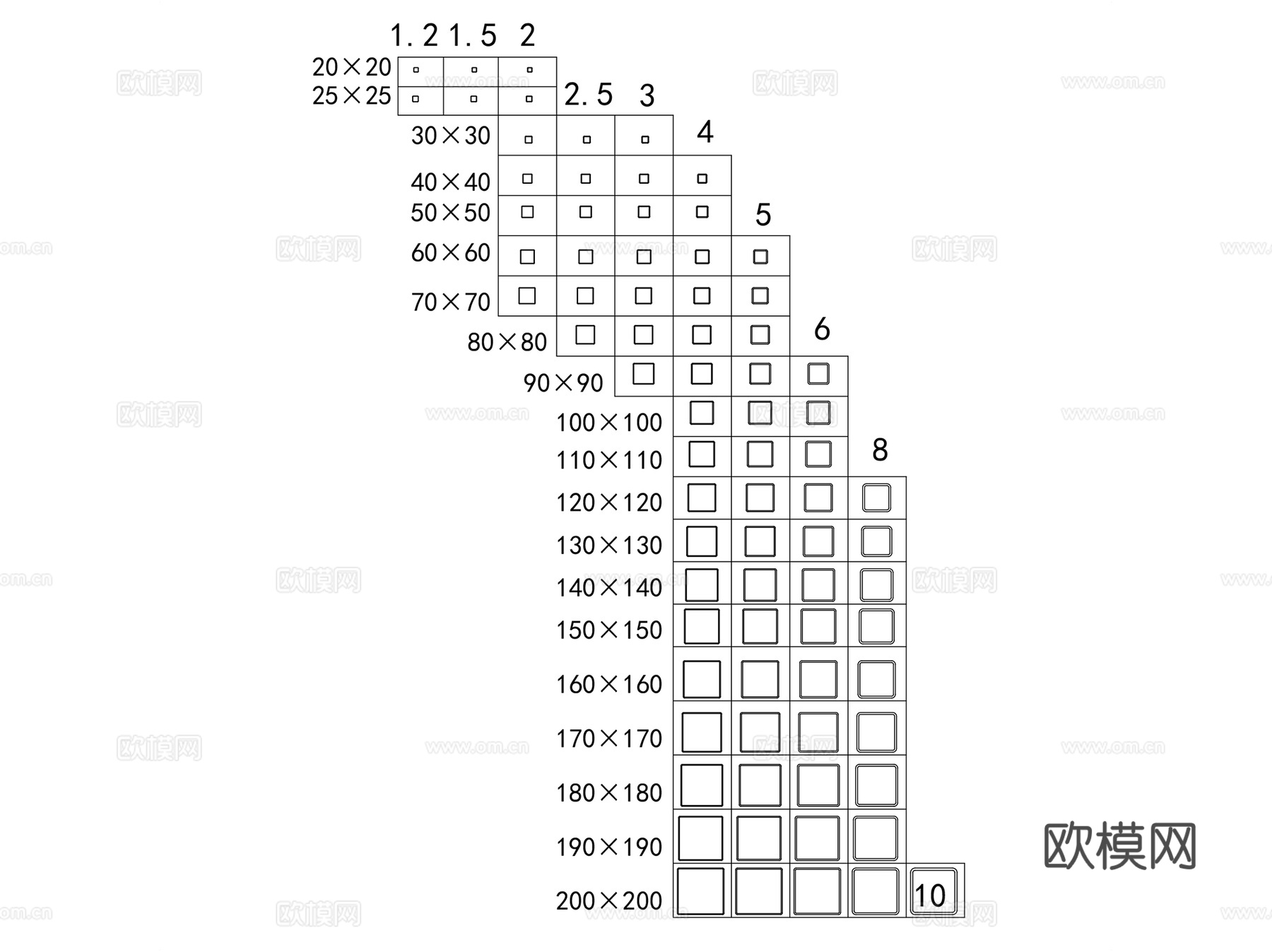 常用钢材槽钢工字钢H型钢零件CAD施工图集 60套cad施工图