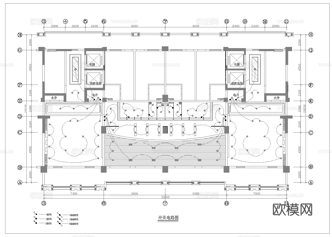 健身房 最新全套施工图合集cad施工图