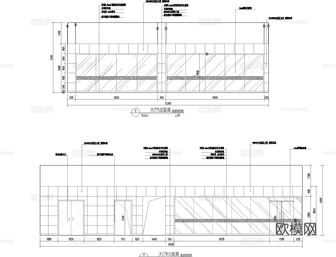 健身房 最新全套施工图合集cad施工图