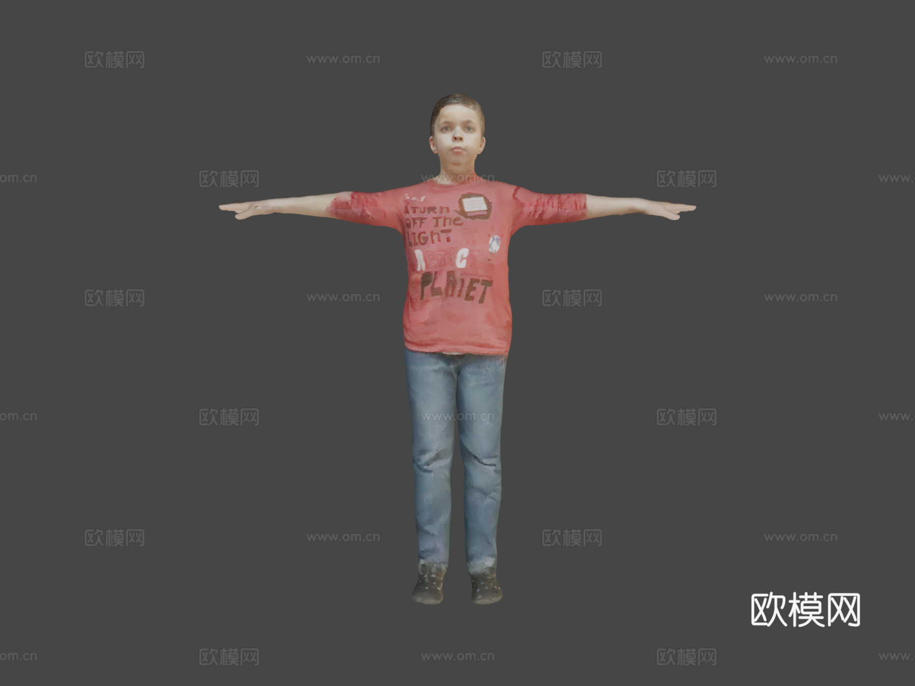 穆罕默德滑步嘻哈舞3d模型下载（渲染图6）