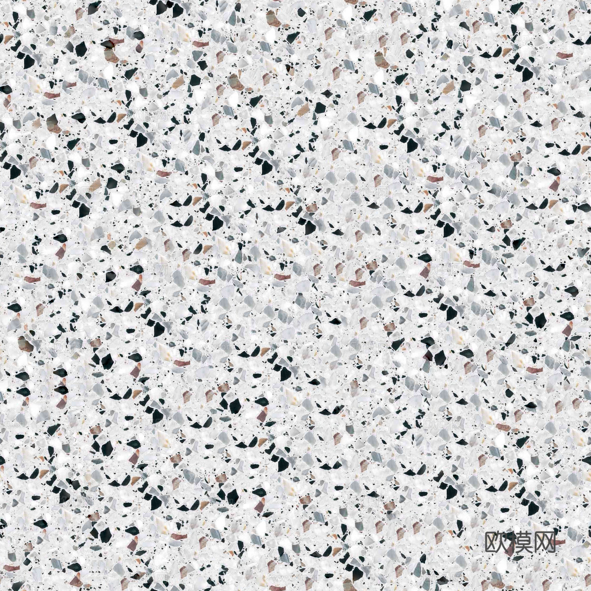 白色背景彩色碎石水磨石肌理36