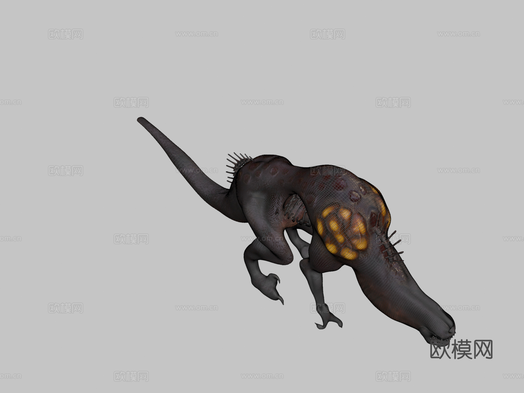 死亡精灵米尔提乌3d模型下载（渲染图2）