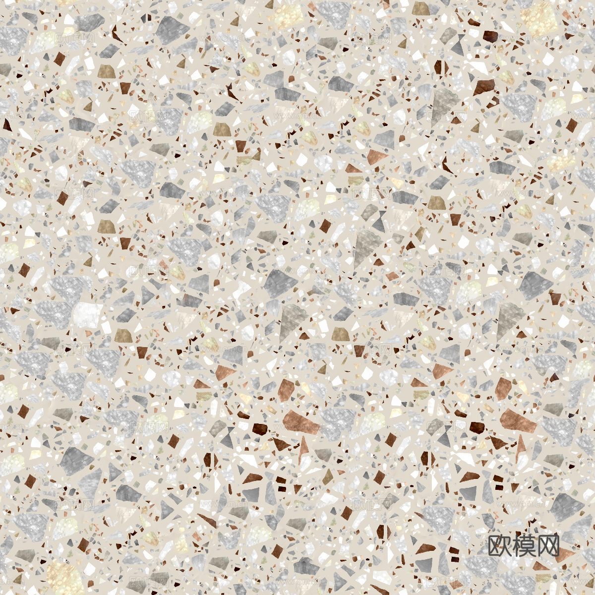 米黄色黄色背景彩色碎石水磨石肌理19