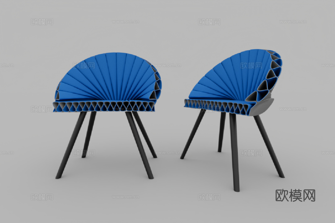 现代风格沙发3d模型下载