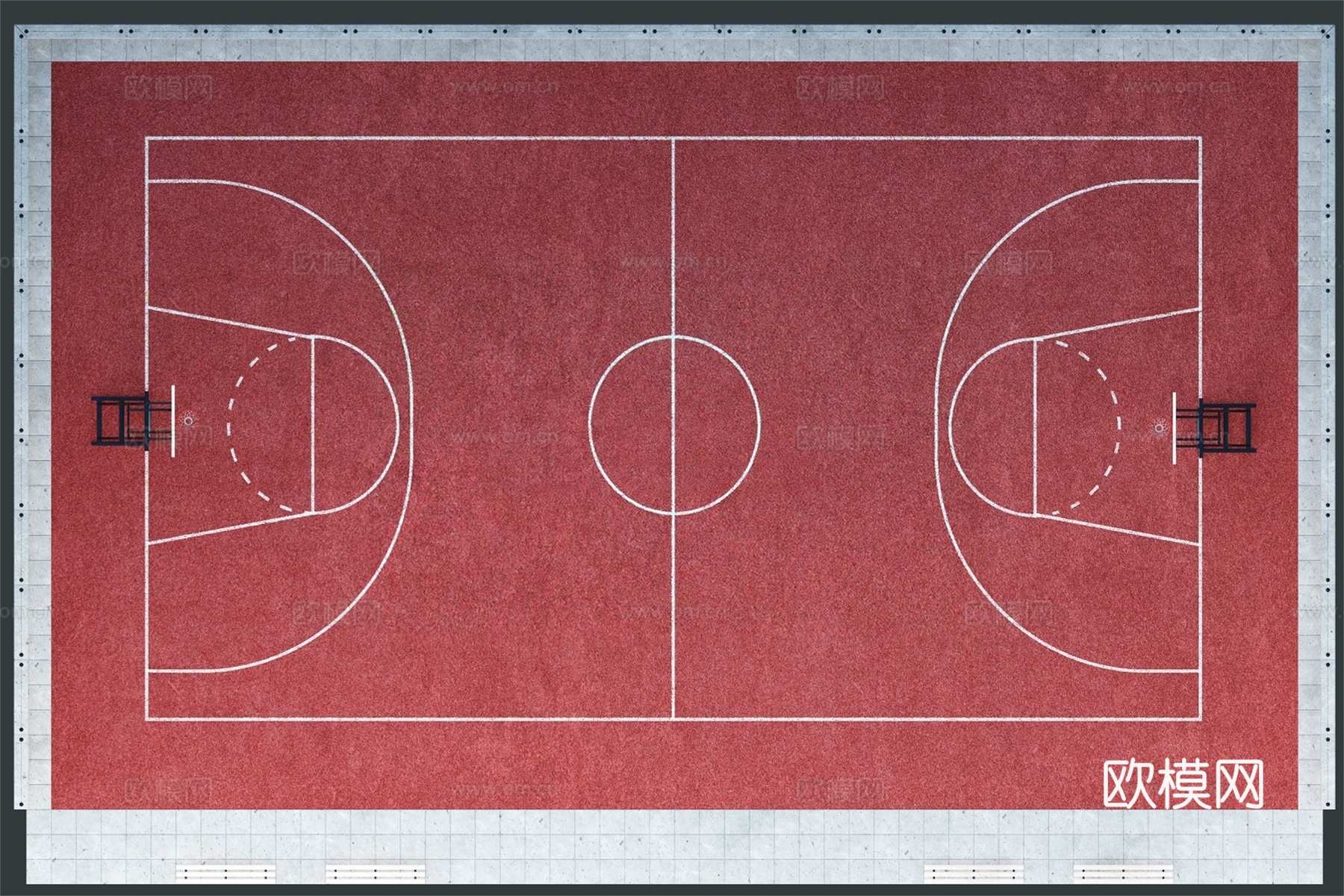篮球场运动场场地16