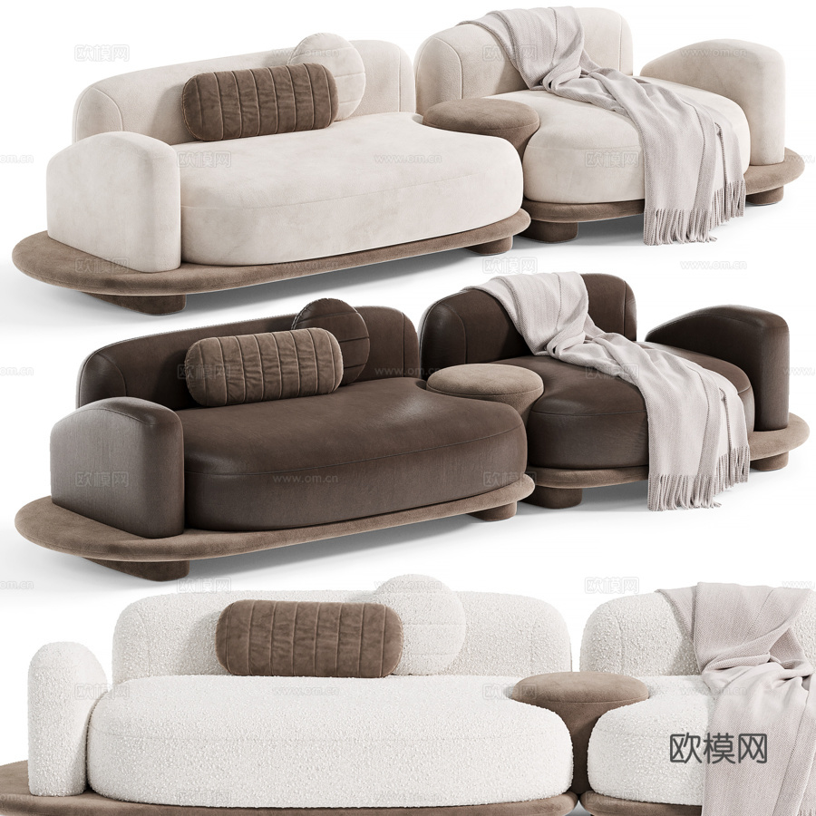 Busnelli GRUMETTO沙发3d模型下载