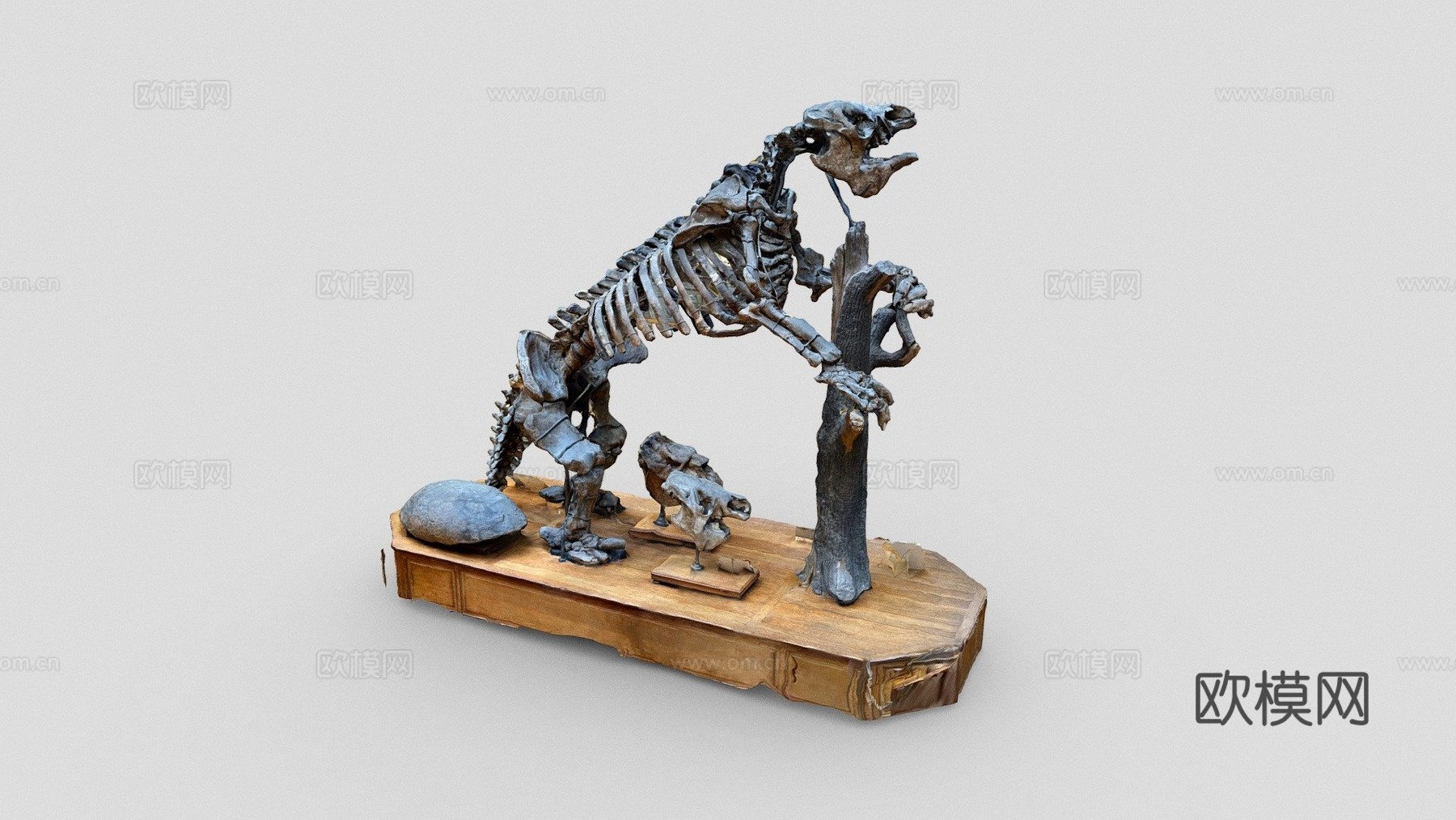 第300天大地懒巨型地懒3d模型下载（渲染图1）