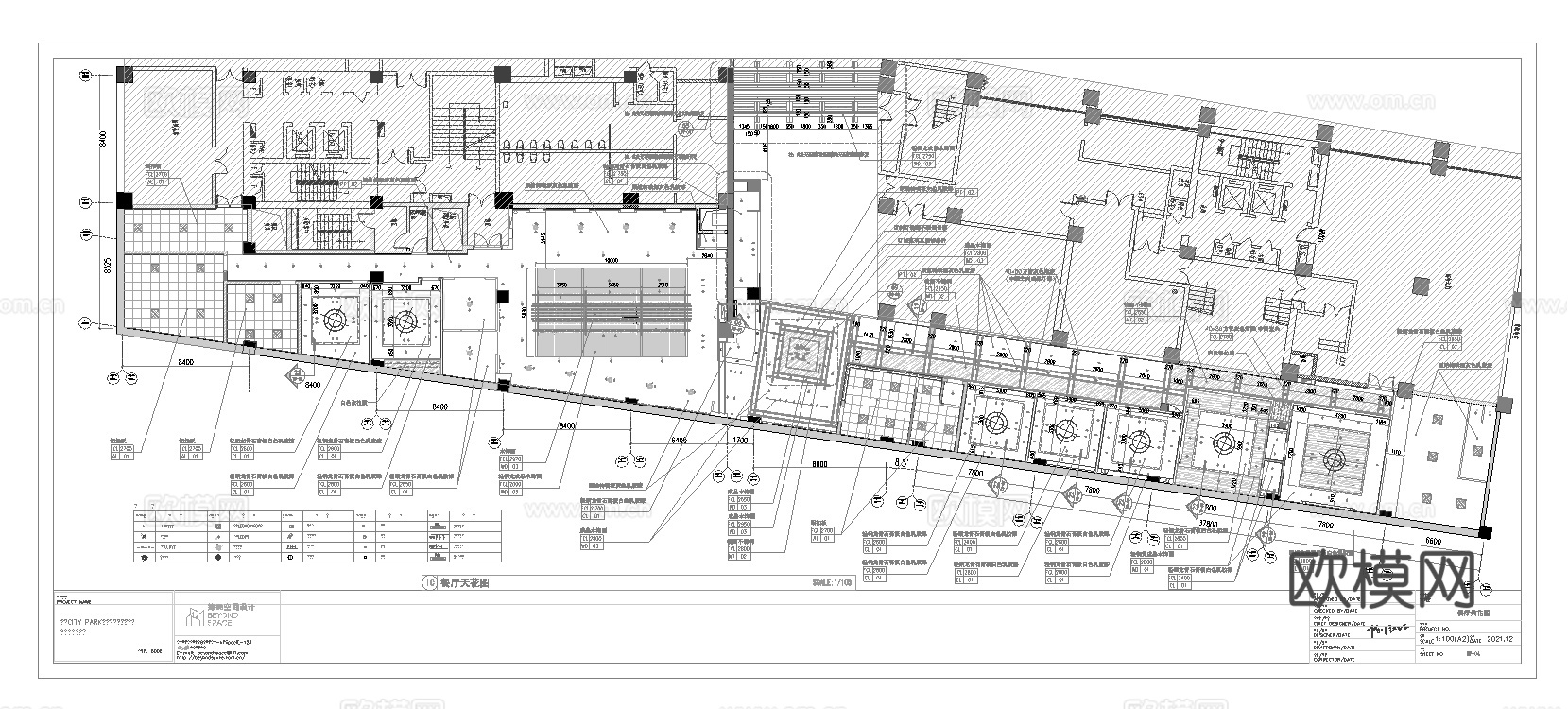 火锅店 串串店 最新全套施工图 效果图合集cad施工图