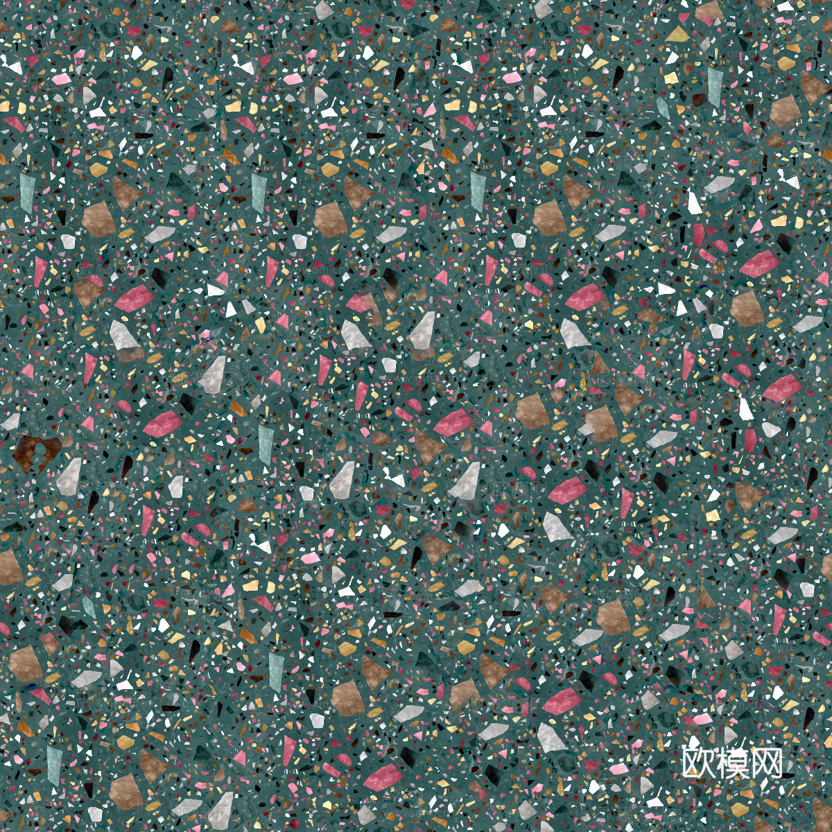 灰色黑色背景彩色碎石水磨石肌理26